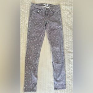 Paige skyline skinny jeans with pattern W26